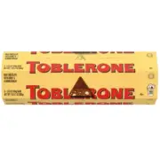 Toblerone Swiss Milk Chocolate Bar, 3.52 oz, 6-Count