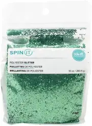 We R Memory Keepers Spin It Chunky Glitter 10oz-Green