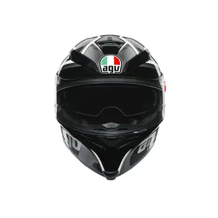 伊摩多※義大利 AGV K5 S E2206 全罩安全帽 亞版 附防霧片 Tempest 黑銀