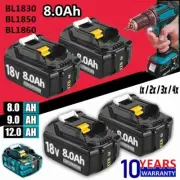 18V 8.0Ah 9.0Ah 12.0Ah Lithium Battery For MAKITA BL1860 BL1830 BL1850 Cordless