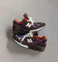 在飛比找Yahoo!奇摩拍賣優惠-New Balance 990 V2 NB 紫 橘 咖啡 休