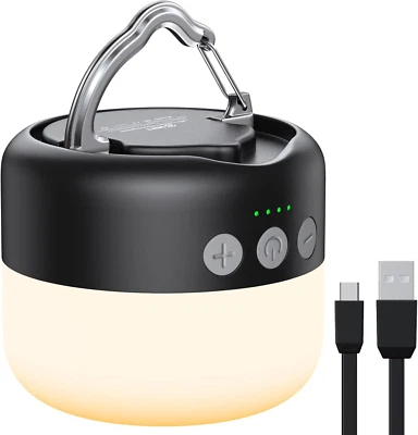 LED Camping Lantern Rechargeable 1000LM, up to 300H Running Time Camping Tent Li
