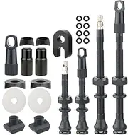 Valve Stem Replacement Kit, Tubeless Valves - Valve Stems Set for Tubeless Tires, Bike Components and Parts, Bike Repair Kit for Tubeless Tires