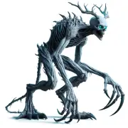 Dark Wendigo Ancient Creature 3" DnD Myth Legend Mythology Gaming Hobby Decal