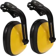 KICHOUSE Safety Hard Hat Ear Muffs Industrial Noise Cancelling Hearing Protection Ear Muffs for Hard Hat Comfort Adjustable Size