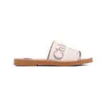 [Chloe] Chloe-Blushy Beige Woody Flat Mules-Donna 36 IT