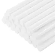 30pcs Mini Hot Glue Gun Sticks 8" x 0.43" for Glue Gun, White