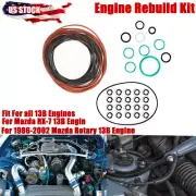 For 1986-2002 Mazda Rotary 13B Engine RX-7 Engine Rebuild Kit O-Ring Kit Rubber (for: Mazda)