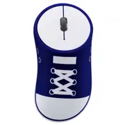 Shoes Shaped Mobile Optical Wireless Mouse With Usb Receiver 2.4Ghz Game Ergonomic Accessories Blue
