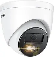 ANNKE UltraHD 4K PoE IP Camera 8MP Turret Security Cam with 4mm Lens, IP67 Weatherproof Outdoor Indoor, Smart Dual Light, One-Way Audio,100ft Night Vision, Supports up to 512 GB MicroSD Recording