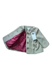 Pumpkin Patch girls peacoat 6-12 months Mythos Coat NWT