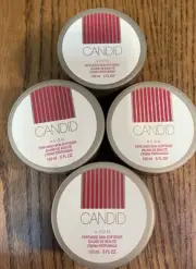 4-Avon Candid Perfumed Cream Skin Softener Moisturizer Soft Smooth 150ml/5oz