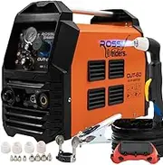 Rossi 60A Plasma Cutter, Non-Touch Pilot ARC for Easy Cuts of Painted or Rusty Metals, DC Inverter Cutting Machine,