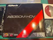 ASRock AB350M-HDV Micro ATX AM4 A-Socket Ryzen