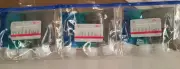 Lot Of 3 CVS 4 Piece Squeezable Bottle Kit Travel plus custom labels easy use
