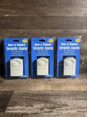3 Goodbuy Door Window Security Alarm Magnetic Sensor Battery Operated Easy Mount