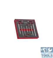 Teng 7 Piece T-Handle Metric Hex Key Set - TEDHEX7