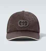 [Gucci] Gucci Interlocking G baseball cap XL grey