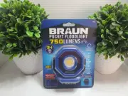 Braun Pocket Floodlight Rechargeable 750 Lumens Magnetic Led Light NEW