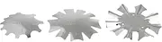 MUSISALY 3pcs Nail Trimmer Stencil Template for DIY Nail Art Durable Tools and Home Use Design