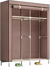 Non-Woven Fabric Portable Closets Space Saving Wardrobe Closet Organizer with Cover Quick and Easy to Assemble
