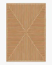 185' x 275' | Machine Washable Runner Rug | Kid & Pet Friendly | Indoor Rug | Jonathan Adler Inkdrop Copper Rug | Ruggable