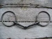 Bit - O-Ring Sweet Iron Curved Snaffle