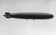 The Graf Zeppelin ready to land at Lakehurst, New Jersey 1928 Old Photo