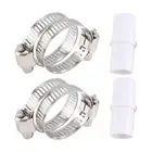 2 Pieces Washing Machine Hose Connectors Washer Extension Adapter with 48514