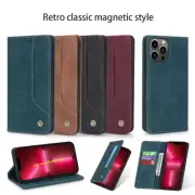 Magnetc Business Flip Leather Card Phone Case For iPhone 678-14 13 12 11 Pro Max