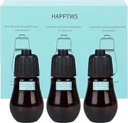 HAPPTWS 3-Pack Essential Oil Kit - Almond Flower Lavender Blend Essential Oil for HAPPTWS Waterless Diffuser