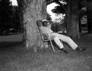 Ezzard Charles Spending Time Relaxing 1950S Old Boxing Photo