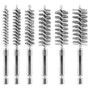 6Pieces Wire Brush Drill Bore Cleaning Brushes Set,with 1/4 Inch Hex Shank