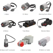 MOC Technical Parts Power Function Train Monster Servo Motor Building Brick