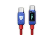 Transformers Type-C to Type-C Fast Charge 100W / 65W Data Cable USB TF-A18 - Blue