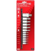 CARBYNE Tamper-Proof Torx Plus (aka 5 Lobe) Bit Socket Set - 13 Piece, TPR-8/...