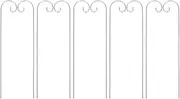 Kisangel Shepherd Hooks for Garden 10 Pack Metal Hooks Weatherproof Construction for Bird Feeders Lanterns and Plant Baskets