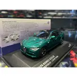 吉華科技@ 1/43 SOLDO ALFA ROMEO GIULIA QUADRIFOGLIO 綠色