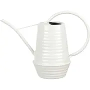 1L Galvanised Heavy Duty Outdoor Home Watering Can White