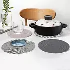 Flame Table Mats Dining Heat Protection Set of 5 Resistant Trivets for Hot