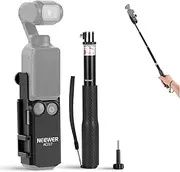 NEEWER Pocket 3 Extension Adapter & Selfie Stick for Tripod Compatible with DJI Osmo Pocket 3 Creator Combo Accessories, Expansion Cage Frame Mount Kit, Gimbal Camera Vlogging Video Recording, GP-59