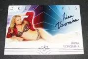 2017 Benchwarmer IRINA VORONINA Dreamgirls Silver Foil Autograph PLAYBOY Sexy