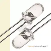 50x 5mm WARM WHITE LEDS Light Emitting Diodes Round Arduino