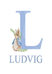 [Namly Design] Poster - Rabbit / Personalised