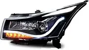 Car Headlights Compatible For Chevrolet Cruze 2009-2016 Upgrade Modified Headlights Dynamic Turn Signal Lamp Brake DRL Car Assembly(Xenon Headlight)