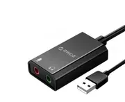 USB External Sound Card Notebook Desktop Computer External Single Interface Headset Free Drive Independent Sound Card