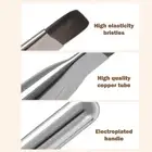 Make-up Brush Flat Head Light No Trace Concealer Aluminum Tube Facial Mask B _we