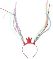 [OHPHCALL] Led Glitter Headband Lightweight Boys and Girls Hair Bands Flash Ideal for Family Gatherings Festivals
