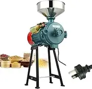3000W Electric Mill Wet Dry Grinder Machine Corn Grain Rice Wheat Cereal Feed