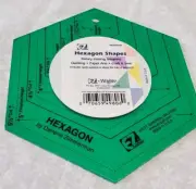 EZ QUILTING - HEXAGON QUILT CUTTING TEMPLATE - DARLENE ZIMMERMAN